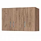 Ντουλάπα τρίφυλλη και πατάρι Zelia pakoworld φυσικό 90x42x240εκ. Ντουλάπα τρίφυλλη και πατάρι Zelia pakoworld φυσικό 90x42x240εκ.