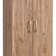 Ντουλάπα Jonar pakoworld δίφυλλη oak μελαμίνης 60x42x180εκ Ντουλάπα Jonar pakoworld δίφυλλη oak μελαμίνης 60x42x180εκ
