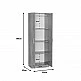 Ντουλάπα Jonar pakoworld δίφυλλη oak μελαμίνης 60x42x180εκ Ντουλάπα Jonar pakoworld δίφυλλη oak μελαμίνης 60x42x180εκ