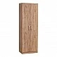 Ντουλάπα Jonar pakoworld δίφυλλη oak μελαμίνης 60x42x180εκ Ντουλάπα Jonar pakoworld δίφυλλη oak μελαμίνης 60x42x180εκ