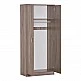 Ντουλάπα ρούχων δίφυλλη Zelia pakoworld σε sonoma-oak απόχρωση 79x42x180εκ Ντουλάπα ρούχων δίφυλλη Zelia pakoworld σε sonoma-oak απόχρωση 79x42x180εκ