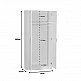 Ντουλάπα ρούχων δίφυλλη Zelia pakoworld σε sonoma-oak απόχρωση 79x42x180εκ Ντουλάπα ρούχων δίφυλλη Zelia pakoworld σε sonoma-oak απόχρωση 79x42x180εκ