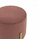 Σκαμπό Creativity pakoworld βελούδο σάπιο μήλο-χρυσό Φ35x42εκ Σκαμπό Creativity pakoworld βελούδο σάπιο μήλο-χρυσό Φ35x42εκ