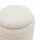 Σκαμπό-μπαούλο Dazzle pakoworld μπουκλέ cream-χρυσό Φ36x44εκ Σκαμπό-μπαούλο Dazzle pakoworld μπουκλέ cream-χρυσό Φ36x44εκ