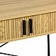 Γραφείο εργασίας Scandi pakoworld MDF/Metal σε φυσική απόχρωση με μεταλλικά μαύρα πόδια 120x60x76,5εκ Γραφείο εργασίας Scandi pakoworld MDF/Metal σε φυσική απόχρωση με μεταλλικά μαύρα πόδια 120x60x76,5εκ