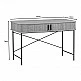 Γραφείο εργασίας Scandi pakoworld MDF/Metal σε φυσική απόχρωση με μεταλλικά μαύρα πόδια 120x60x76,5εκ Γραφείο εργασίας Scandi pakoworld MDF/Metal σε φυσική απόχρωση με μεταλλικά μαύρα πόδια 120x60x76,5εκ