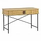Γραφείο εργασίας Scandi pakoworld MDF/Metal σε φυσική απόχρωση με μεταλλικά μαύρα πόδια 120x60x76,5εκ Γραφείο εργασίας Scandi pakoworld MDF/Metal σε φυσική απόχρωση με μεταλλικά μαύρα πόδια 120x60x76,5εκ