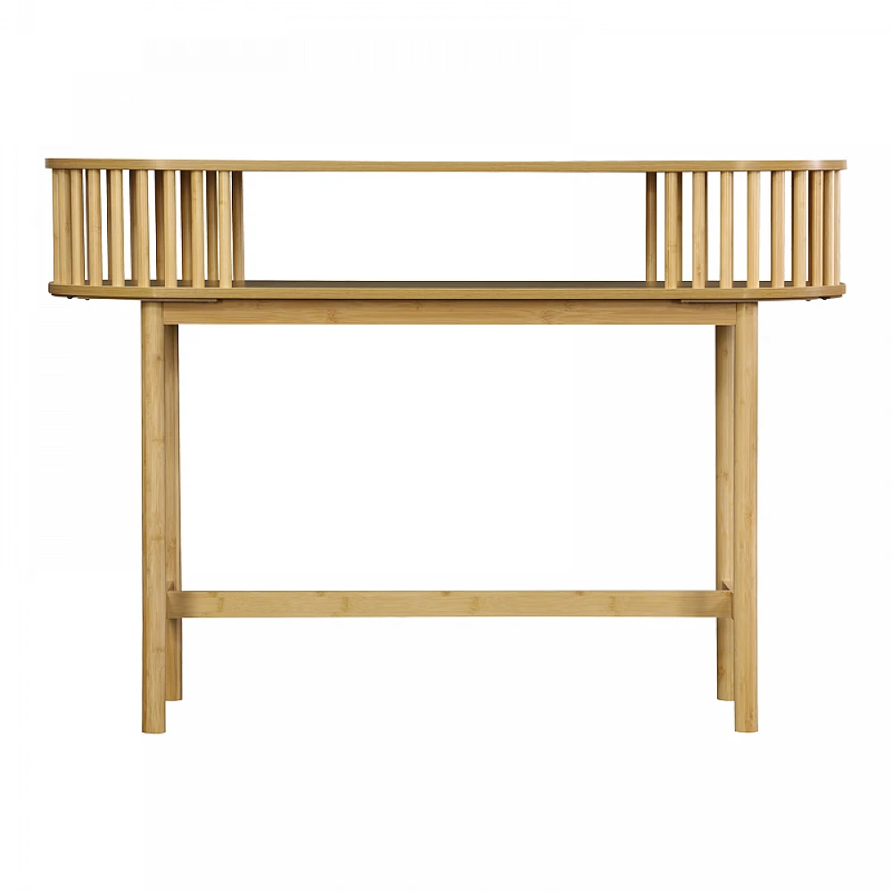 Κονσόλα Nodial pakoworld MDF/Bamboo σε φυσική απόχρωση 120x39x85εκ