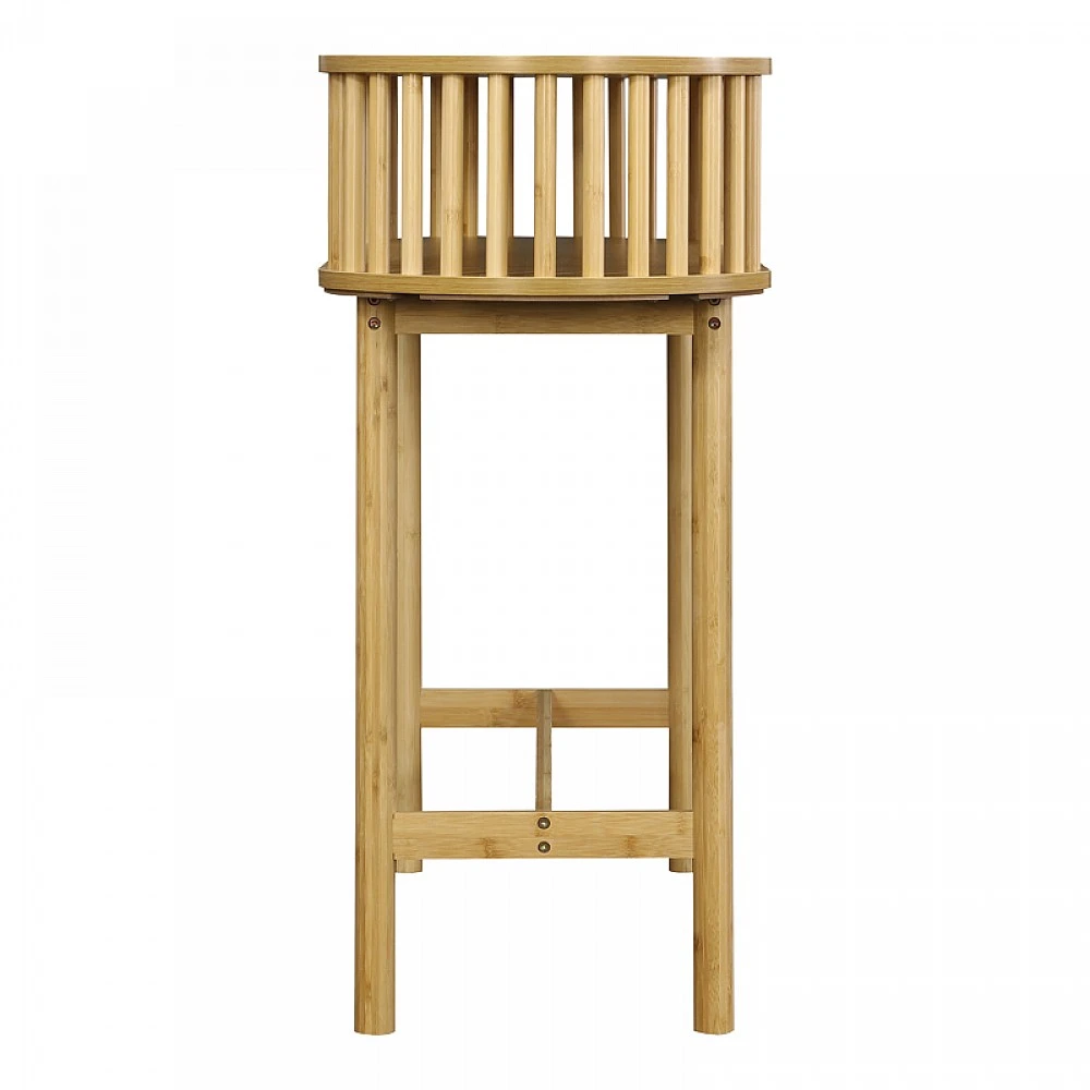 Κονσόλα Nodial pakoworld MDF/Bamboo σε φυσική απόχρωση 120x39x85εκ Κονσόλα Nodial pakoworld MDF/Bamboo σε φυσική απόχρωση 120x39x85εκ
