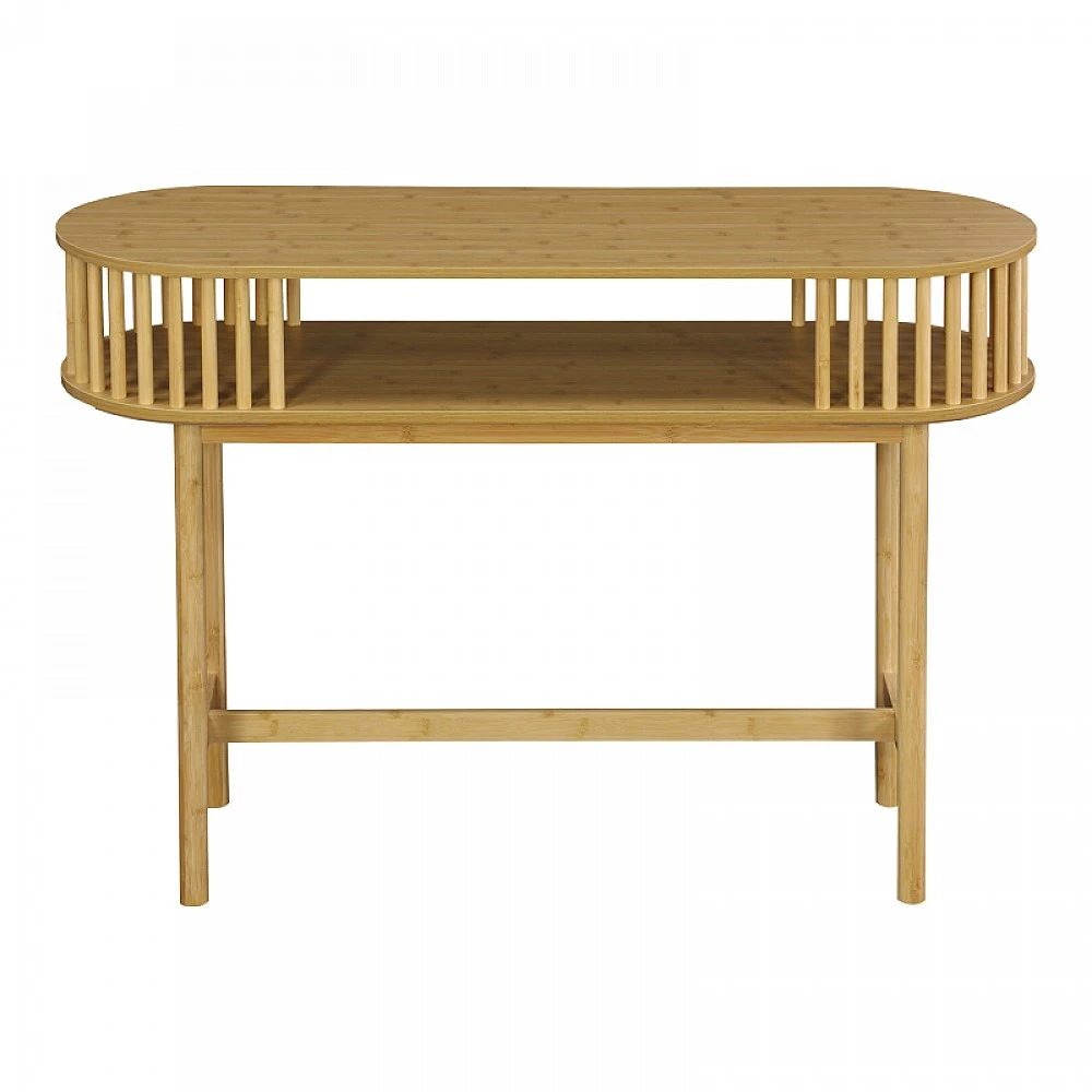 Κονσόλα Nodial pakoworld MDF/Bamboo σε φυσική απόχρωση 120x39x85εκ Κονσόλα Nodial pakoworld MDF/Bamboo σε φυσική απόχρωση 120x39x85εκ