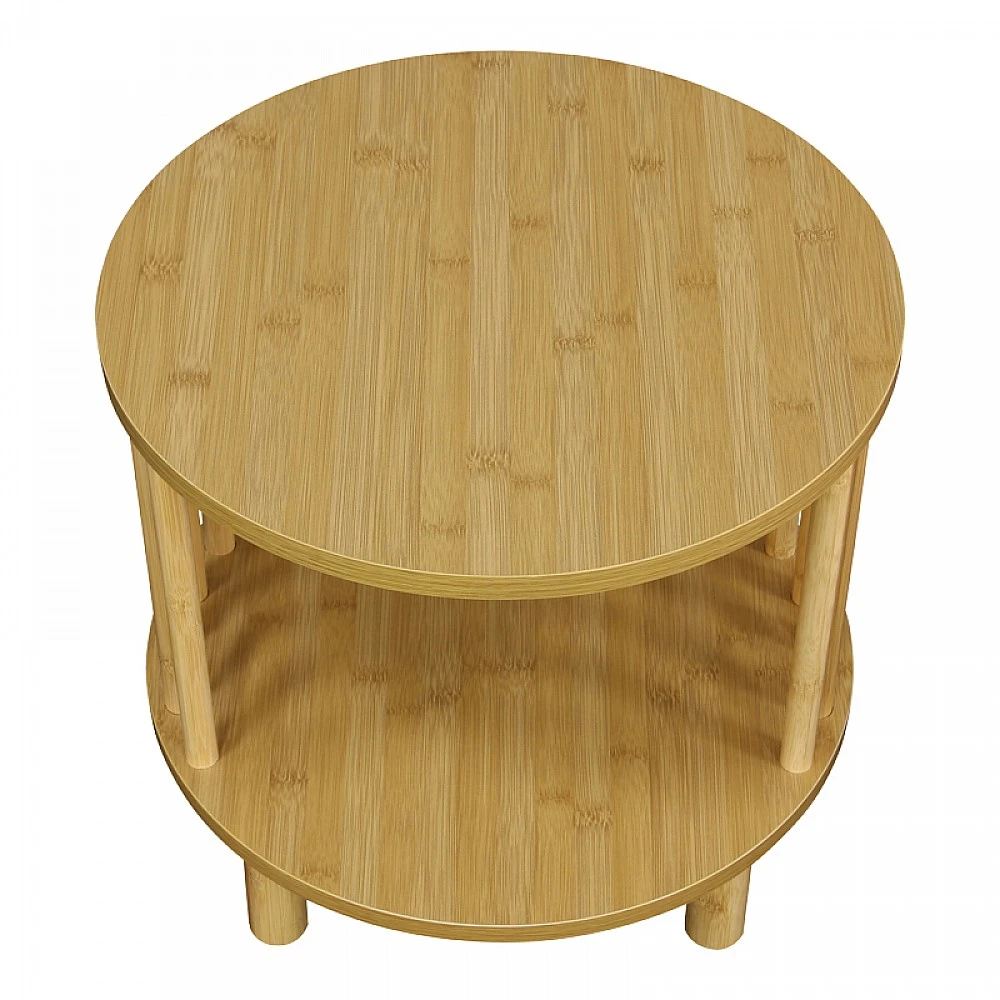 Κομοδίνο Nodial pakoworld MDF/Bamboo σε φυσική απόχρωση Φ40x40εκ Κομοδίνο Nodial pakoworld MDF/Bamboo σε φυσική απόχρωση Φ40x40εκ