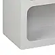 Βιβλιοθήκη-ραφιέρα Emersi pakoworld mdf σε λευκή απόχρωση 70x35x100εκ