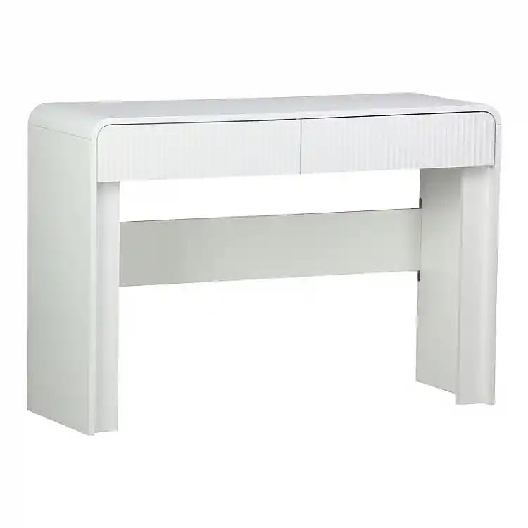 Κονσόλα Zeplen pakoworld λευκό mdf 110x38x75εκ