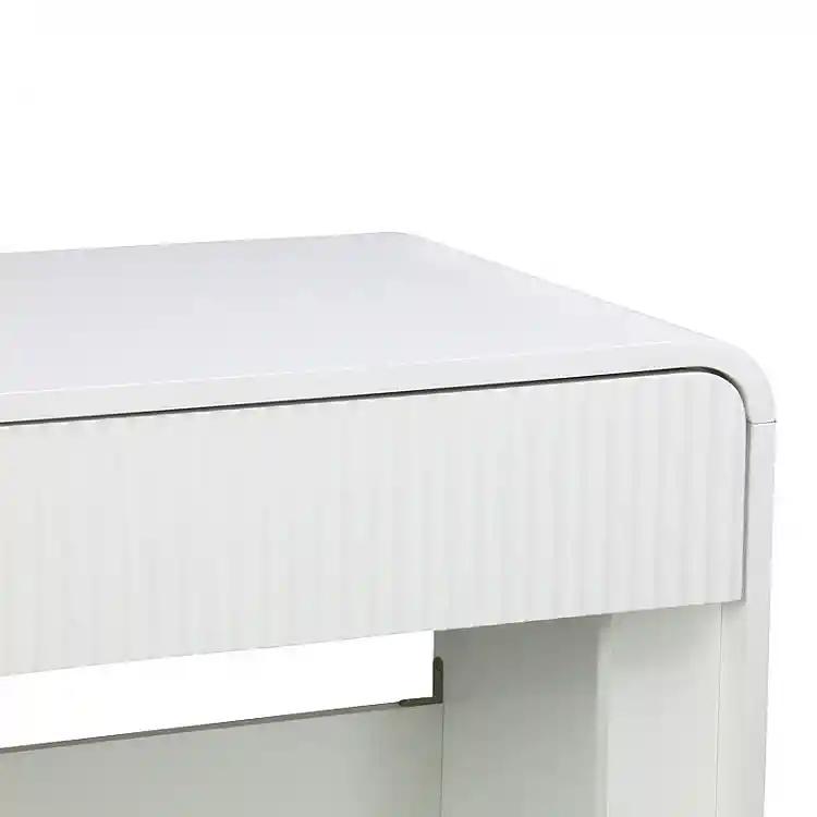 Κονσόλα Zeplen pakoworld λευκό mdf 110x38x75εκ