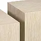 Βοηθητικά τραπέζια Sandu pakoworld σετ 2τεμ mdf σε όψη τραβερτίνας