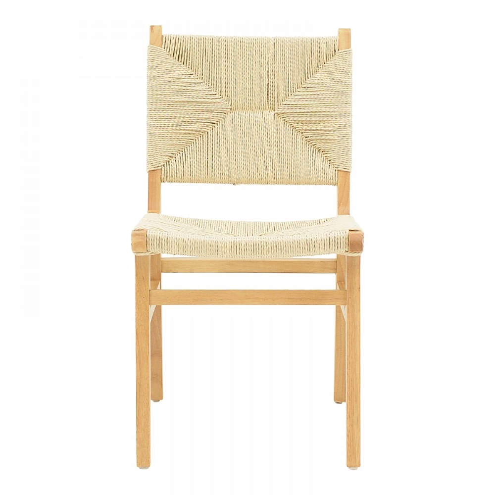 Καρέκλα Arten pakoworld σχοινί-rubberwood σε φυσική απόχρωση 60x55x85εκ Καρέκλα Arten pakoworld σχοινί-rubberwood σε φυσική απόχρωση 60x55x85εκ