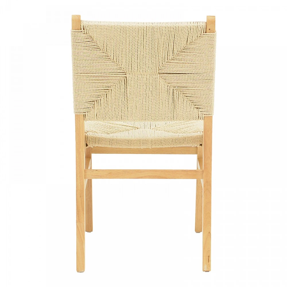 Καρέκλα Arten pakoworld σχοινί-rubberwood σε φυσική απόχρωση 60x55x85εκ Καρέκλα Arten pakoworld σχοινί-rubberwood σε φυσική απόχρωση 60x55x85εκ