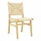Καρέκλα Arten pakoworld σχοινί-rubberwood σε φυσική απόχρωση 60x55x85εκ Καρέκλα Arten pakoworld σχοινί-rubberwood σε φυσική απόχρωση 60x55x85εκ