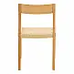 Καρέκλα Karlinda pakoworld ξύλο οξιάς-έδρα σχοινί σε φυσική απόχρωση 47.5x55x81εκ
