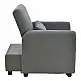 Πολυθρόνα-κρεβάτι Flexa pakoworld ύφασμα γκρι 85x92x84εκ