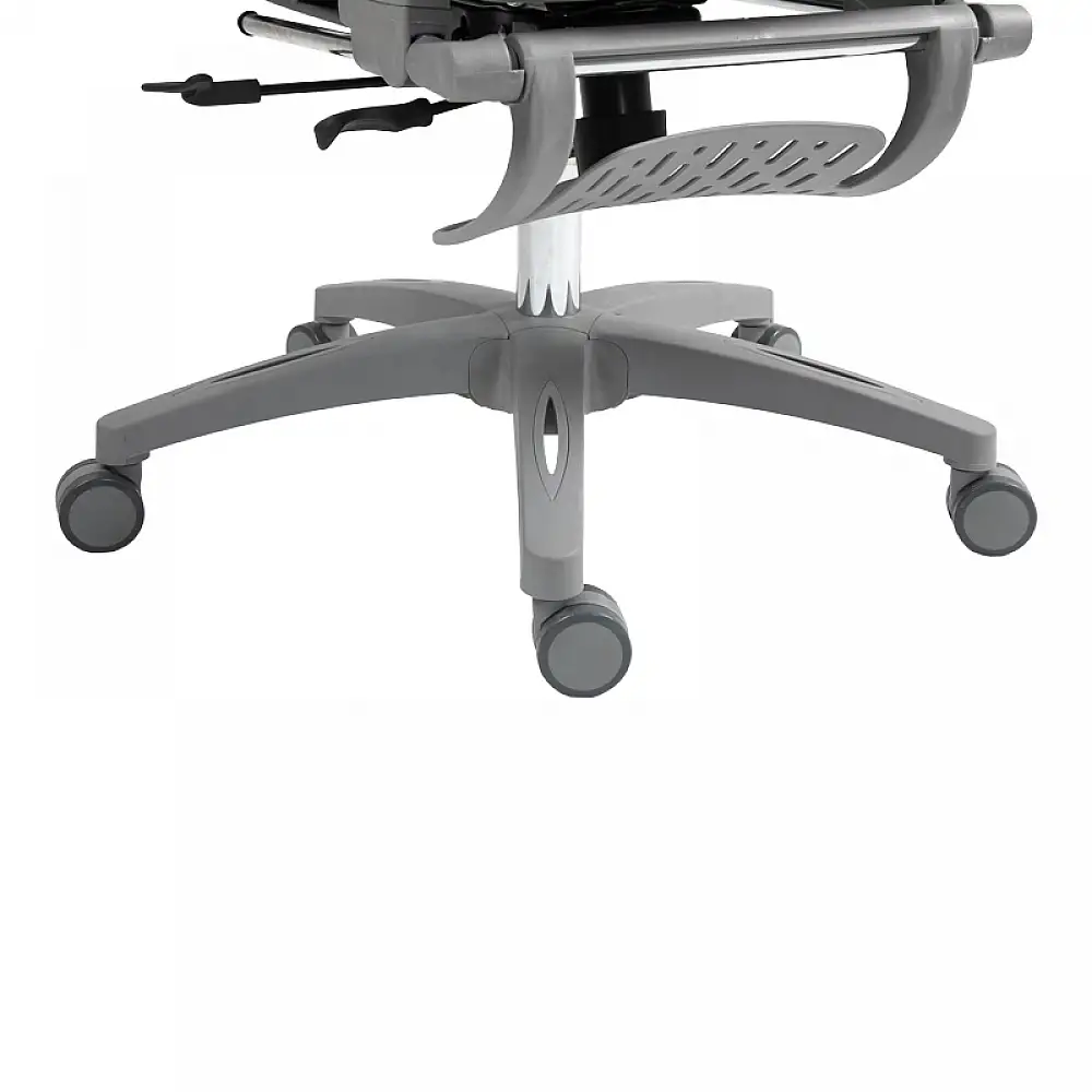 Καρέκλα γραφείου εργασίας Zenyk pakoworld mesh σε grey απόχρωση 63x70x126εκ