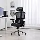Καρέκλα γραφείου εργασίας Jeffer pakoworld mesh σε μαύρη απόχρωση 67x62x115-125εκ Καρέκλα γραφείου εργασίας Jeffer pakoworld mesh σε μαύρη απόχρωση 67x62x115-125εκ