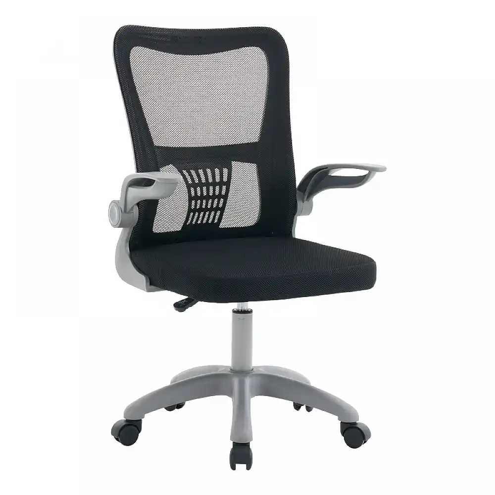 Καρέκλα γραφείου εργασίας Annalise pakoworld μαύρο mesh 57x53x100εκ