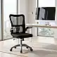 Καρέκλα γραφείου εργασίας Annalise pakoworld μαύρο mesh 57x53x100εκ