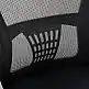 Καρέκλα γραφείου εργασίας Annalise pakoworld μαύρο mesh 57x53x100εκ