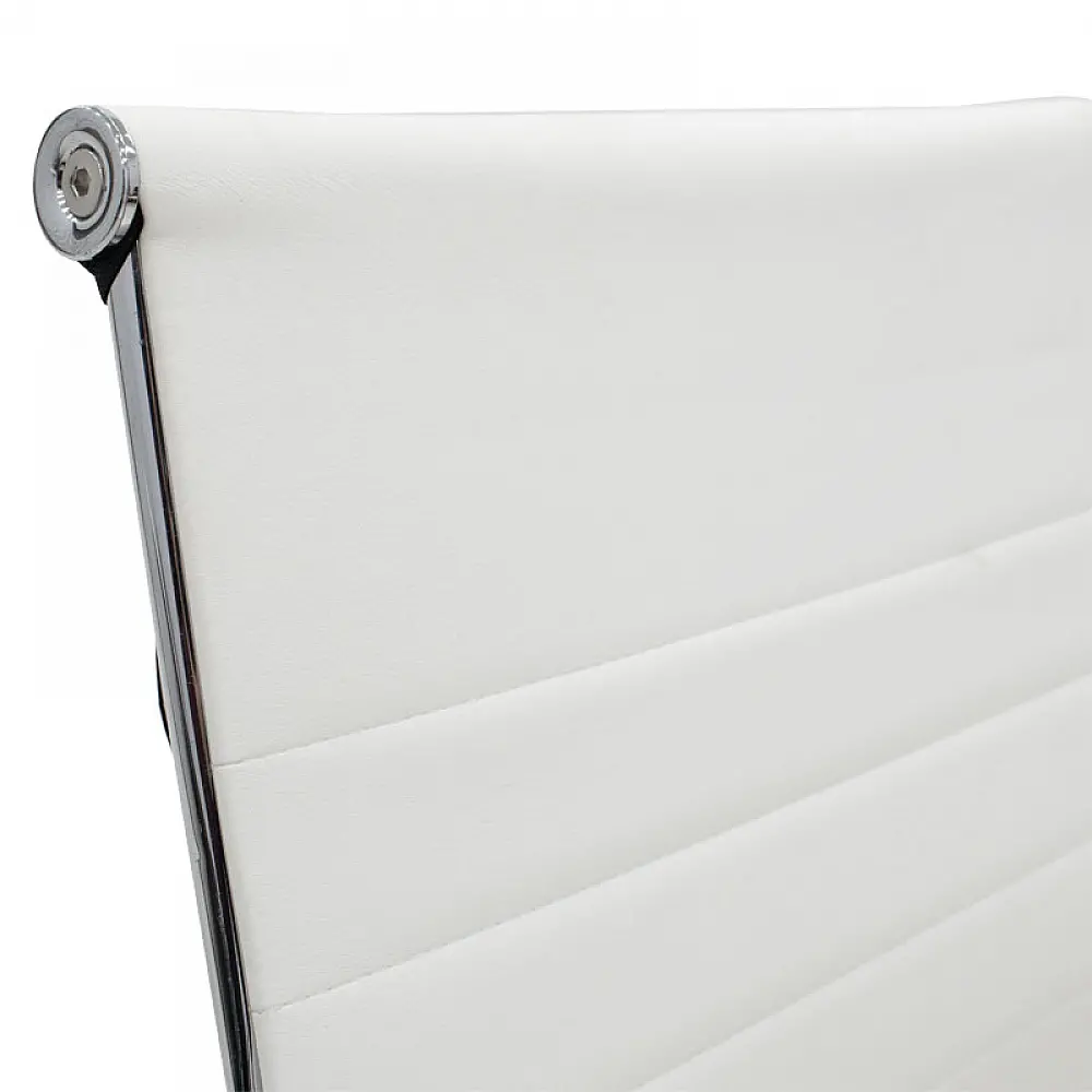 Καρέκλα γραφείου επισκέπτη Valter pakoworld λευκό pu 55.5x48x88εκ Καρέκλα γραφείου επισκέπτη Valter pakoworld λευκό pu 55.5x48x88εκ