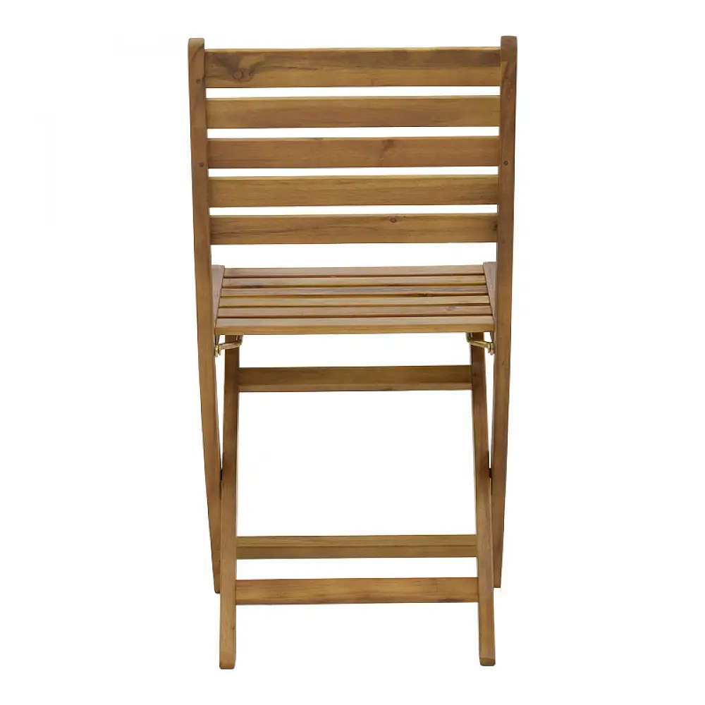 Καρέκλα Fatel pakoworld πτυσσόμενη ξύλο ακακίας φυσικό 40x53x82εκ