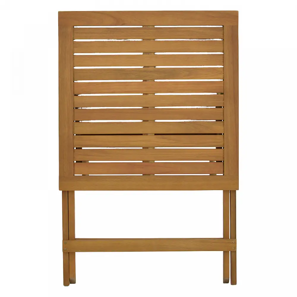 Τραπέζι Perdu pakoworld πτυσσόμενο φυσικό ξύλο ακακίας 60x60x72εκ