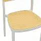 Καρέκλα Westley pakoworld pp φυσικό-λευκό 55x47x81εκ