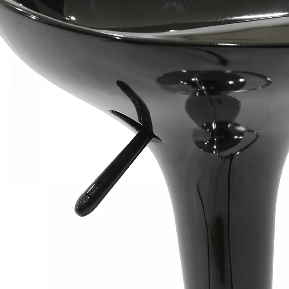 Σκαμπό μπαρ Felice pakoworld πτυσσόμενο μαύρο-βάση χρωμίου 40x43x84εκ | 2 τμχ