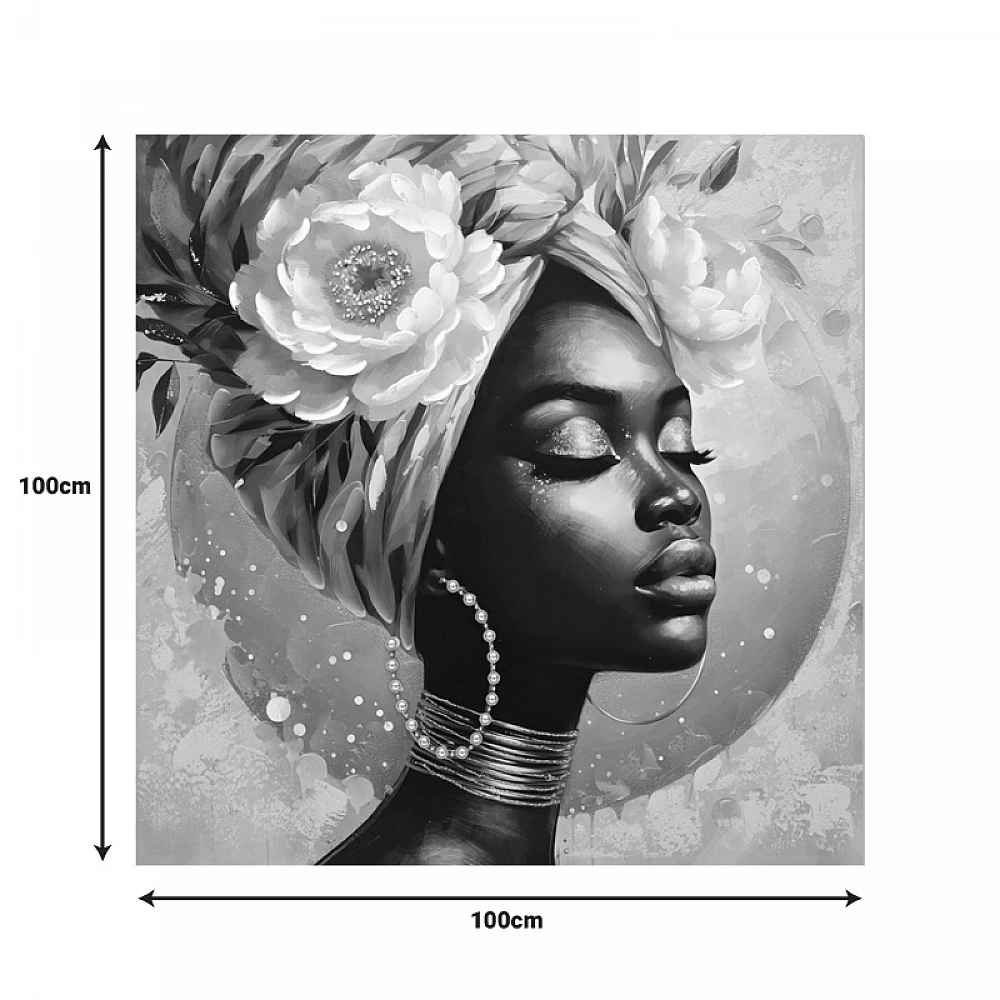 Πίνακας σε καμβά Giara Inart 100x3x100εκ