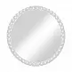 Καθρέπτης Mebel Inart λευκό pp Φ60x3.5εκ Καθρέπτης Mebel Inart λευκό pp Φ60x3.5εκ