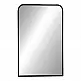 Καθρέπτης Classy Inart μαύρο αλουμίνιο 50x2.5x80εκ