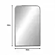 Καθρέπτης Classy Inart ασημί αλουμίνιο 50x2.5x80εκ Καθρέπτης Classy Inart ασημί αλουμίνιο 50x2.5x80εκ