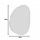 Καθρέπτης Listro Inart 55x1x80εκ