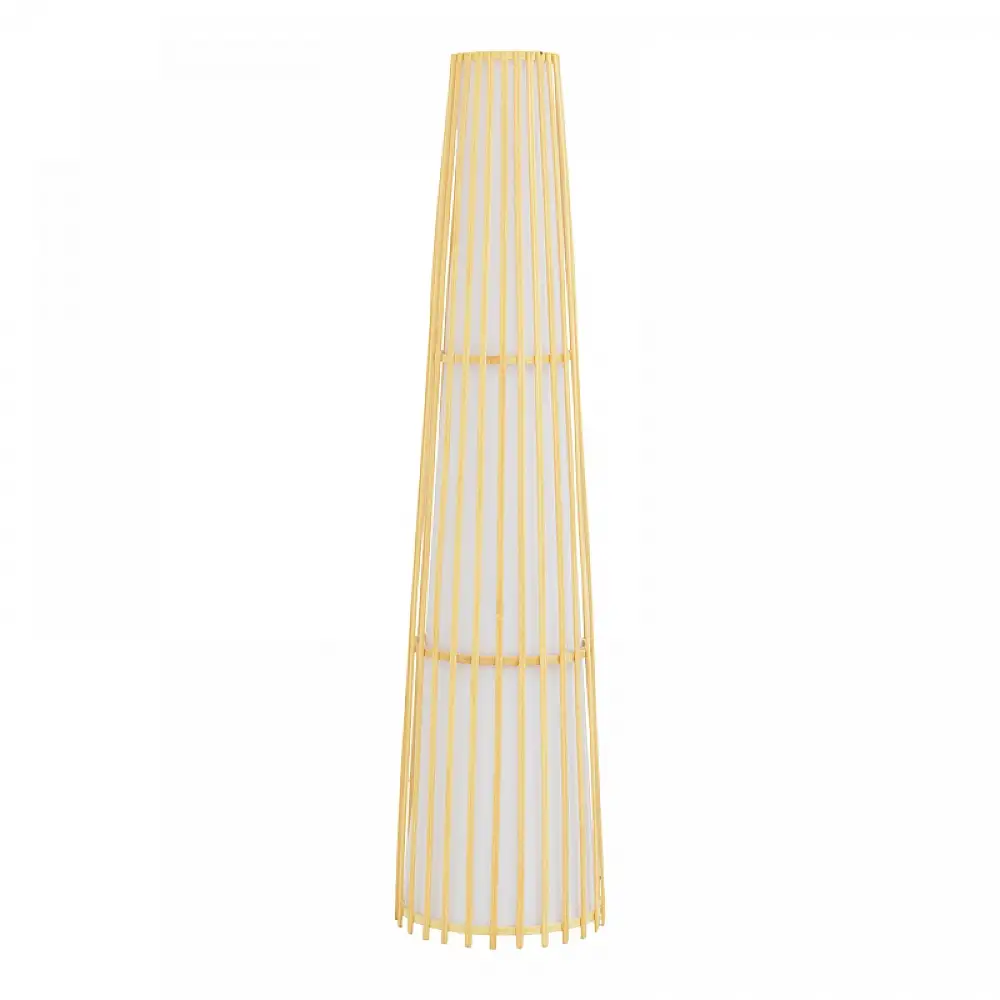 Φωτιστικό δαπέδου Nanto Inart Ε27 μπαμπού σε φυσική απόχρωση Φ29x120εκ