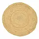 Χαλί Solon Inart φυσικό γιούτα 120x120x1εκ