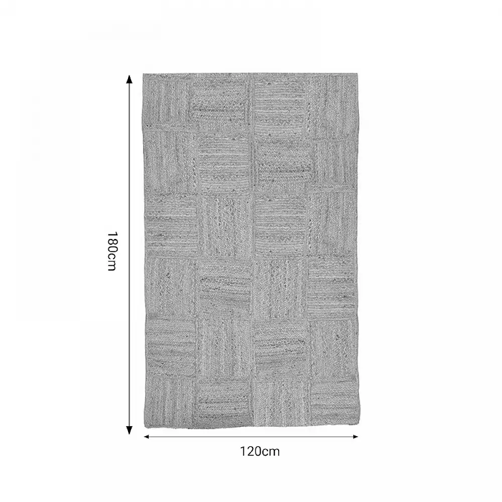 Χαλί Worrens Inart μπεζ γιούτα 120x180x1εκ