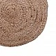 Χαλί Solon Inart μπεζ γιούτα 120x120x1εκ Χαλί Solon Inart μπεζ γιούτα 120x120x1εκ