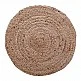 Χαλί Solon Inart μπεζ γιούτα 120x120x1εκ Χαλί Solon Inart μπεζ γιούτα 120x120x1εκ