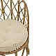 Πολυθρόνα Rostan Inart φυσικό rattan με μαξιλάρι 60x46x80εκ Πολυθρόνα Rostan Inart φυσικό rattan με μαξιλάρι 60x46x80εκ