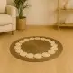 Χαλί Opronzo Inart φυσικό σχοινί Φ100x2εκ Χαλί Opronzo Inart φυσικό σχοινί Φ100x2εκ