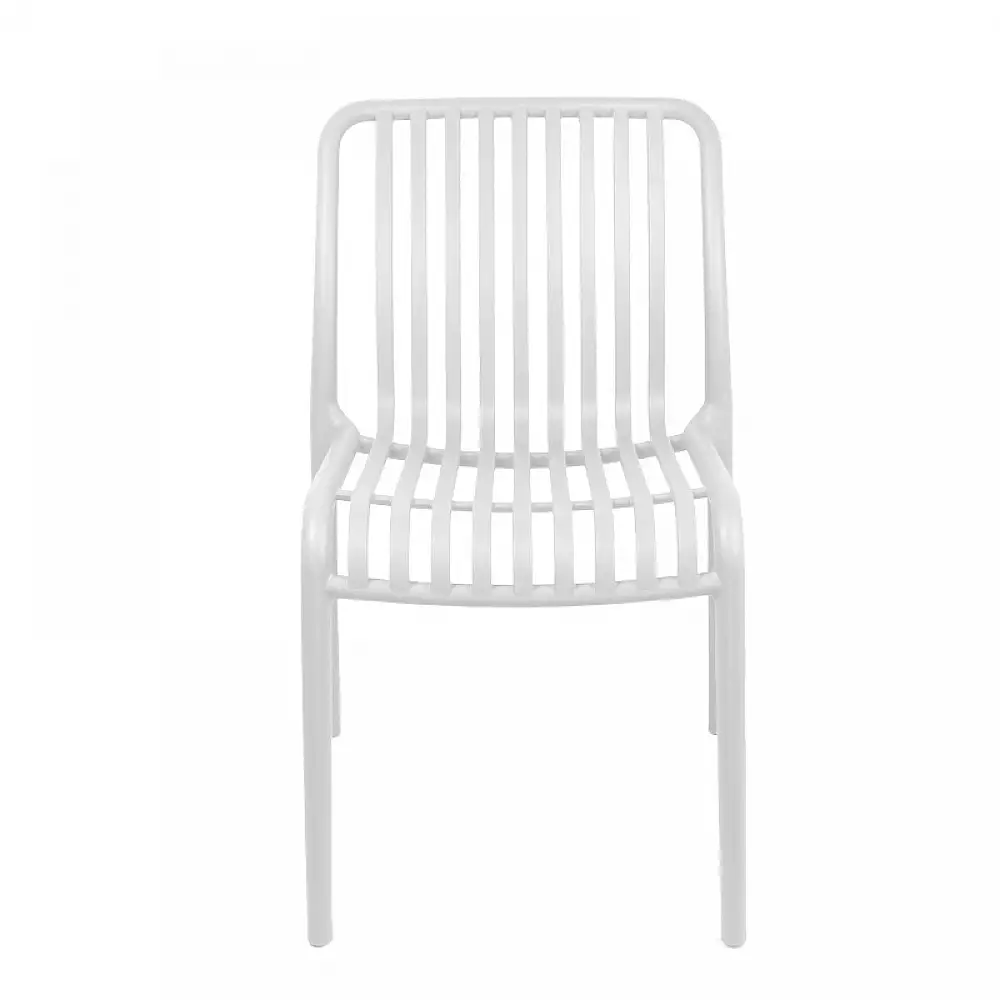 Καρέκλα Zoi pakoworld pp σε λευκή απόχρωση 42x58x79εκ