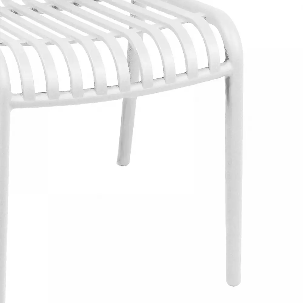 Καρέκλα Zoi pakoworld pp σε λευκή απόχρωση 42x58x79εκ