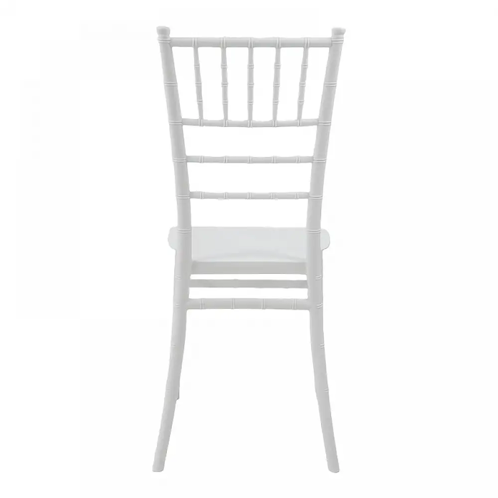 Καρέκλα Tiffany Ι pakoworld pp σε λευκή απόχρωση 38.5x46.5x87εκ