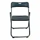 Καρέκλα catering-συνεδρίου πτυσσόμενη Edison pakoworld μαύρο 38x49x73εκ
